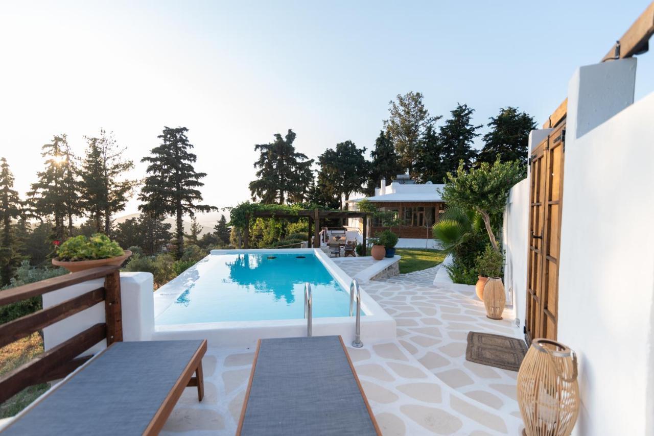 Tramonto Villa Lagoudi Zia Esterno foto