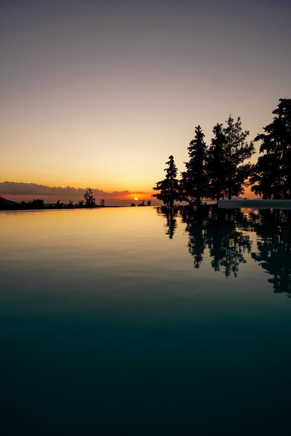 Tramonto Villa Lagoudi Zia Esterno foto